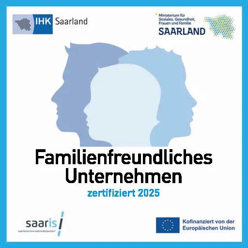 Auszeichnung Familienfreundliches Unternehmen 2025 der IHK