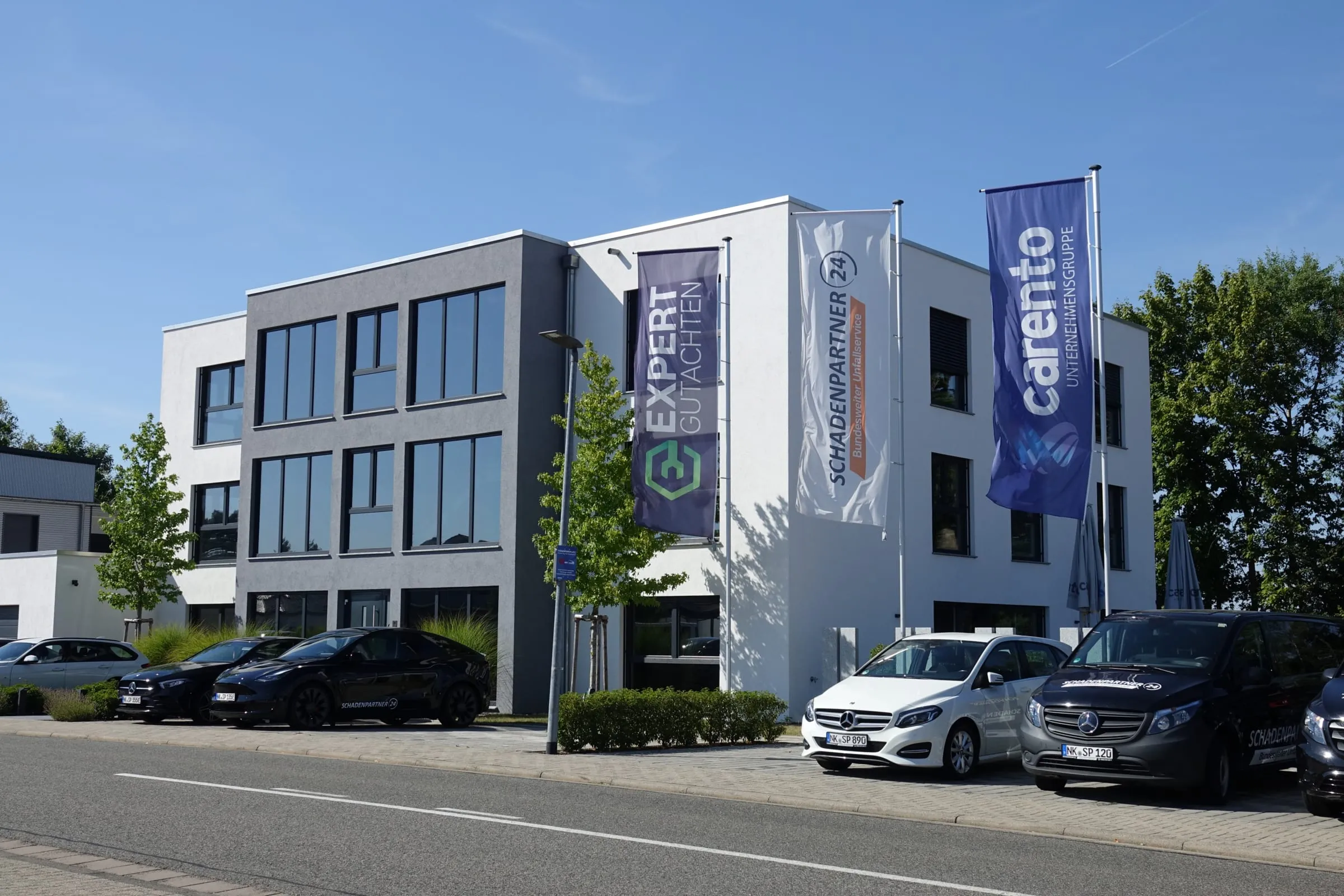 Firmengebäude der carento group in Neunkirchen im Saarland