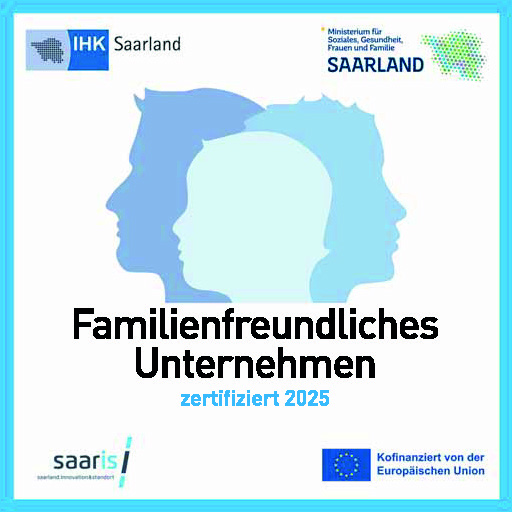 Auszeichnung Familienfreundliches Unternehmen 2025 der IHK